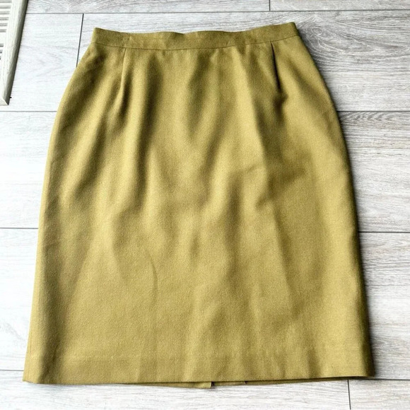 Vintage Jaki Petites Union Made Pure Wool Pencil Skirt Made in Canada - Picture 3 of 15